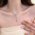 Chic Butterfly Tassel Necklace